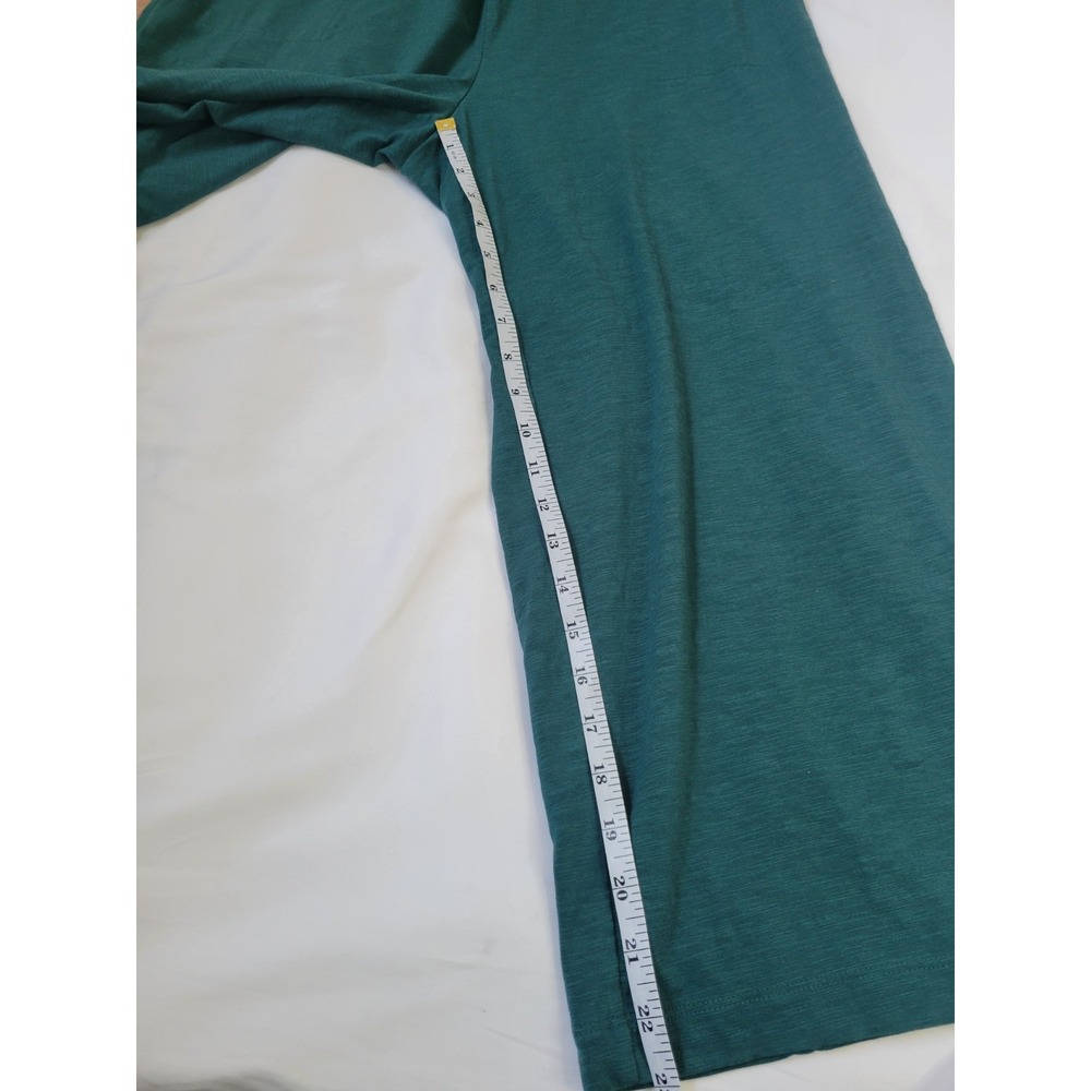 Pure‎ Jill Jumpsuit Cropped Leg V-Neck Pockets Relaxed Green Sz M - Picture 8 of 9